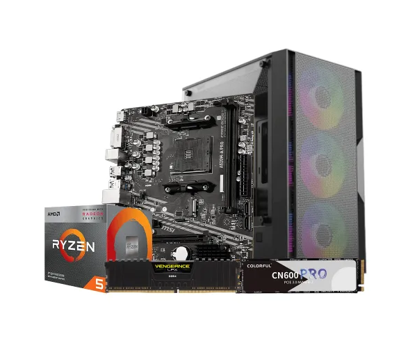 AMD Ryzen 5 3400G Processor Gaming Desktop PC