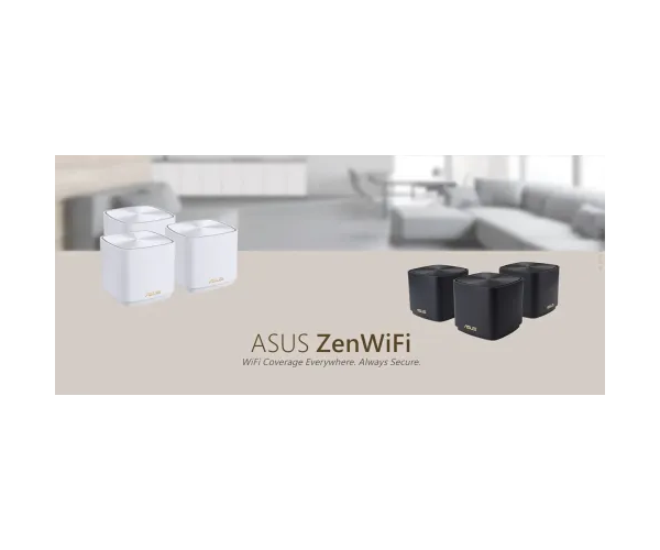 Asus ZenWiFi XD5 AX3000 Dual Band WiFi 6 Mesh Router (2-Pack)