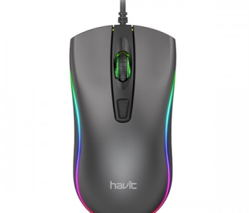 Havit MS72 Cool RGB LED USB Gaming Mouse Black